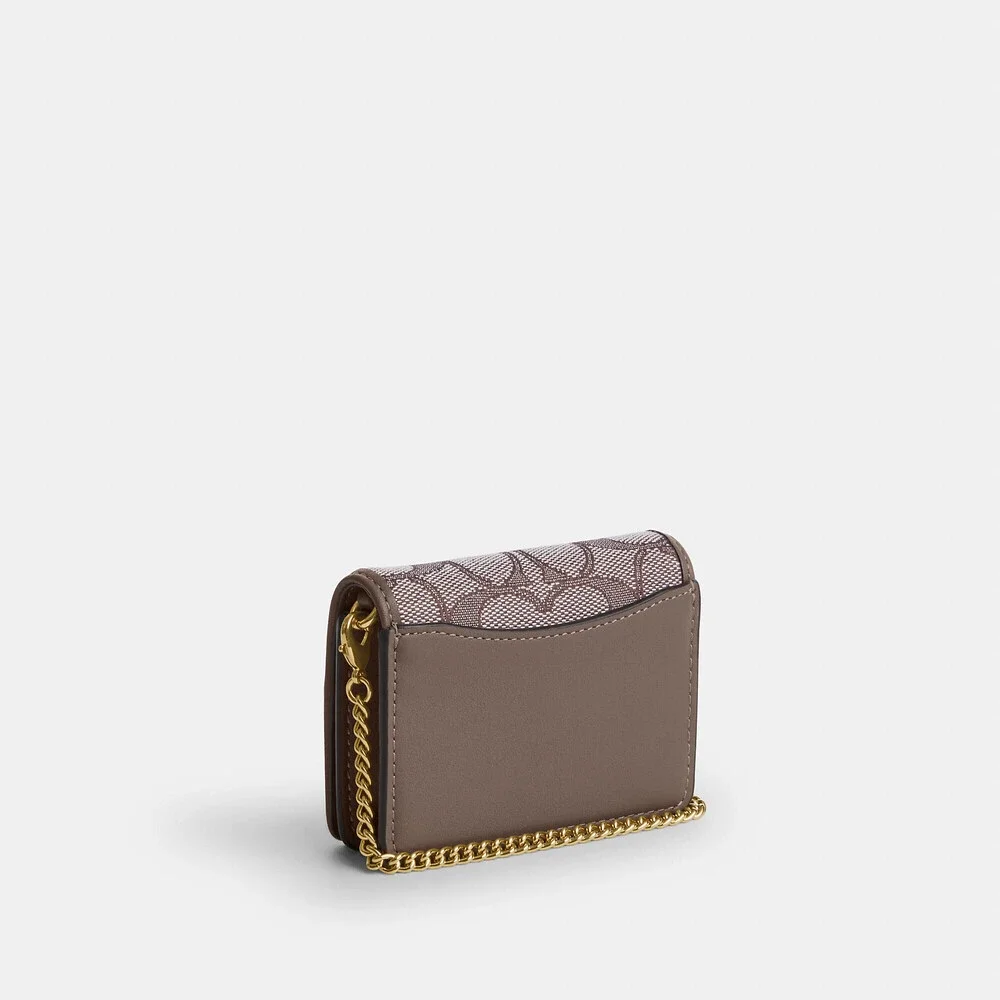Coach signature jacquard